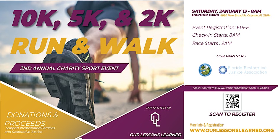 2nd Annual Charity Walk & Run flyer