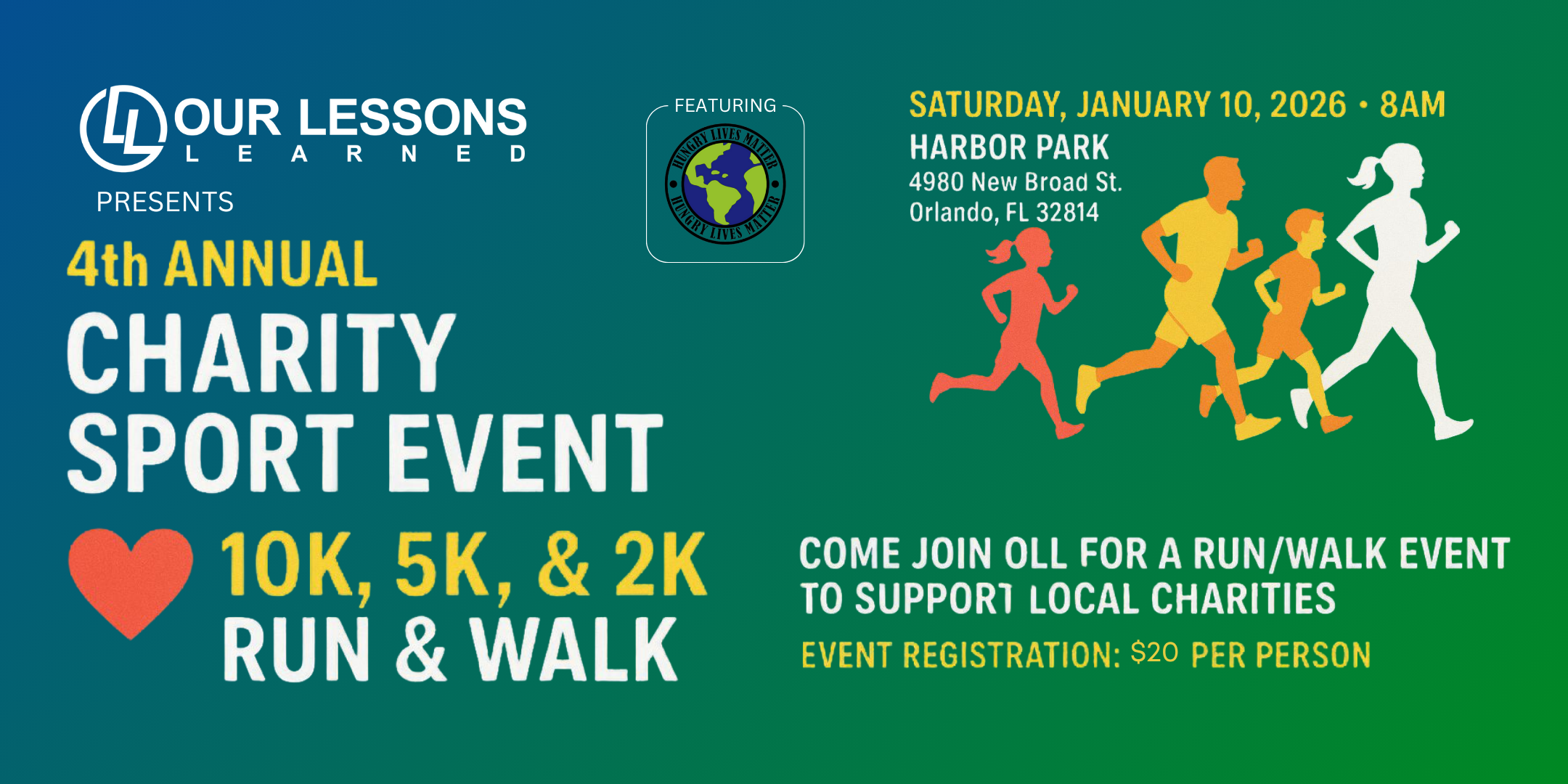 4th Annual Charity Sport Event flyer