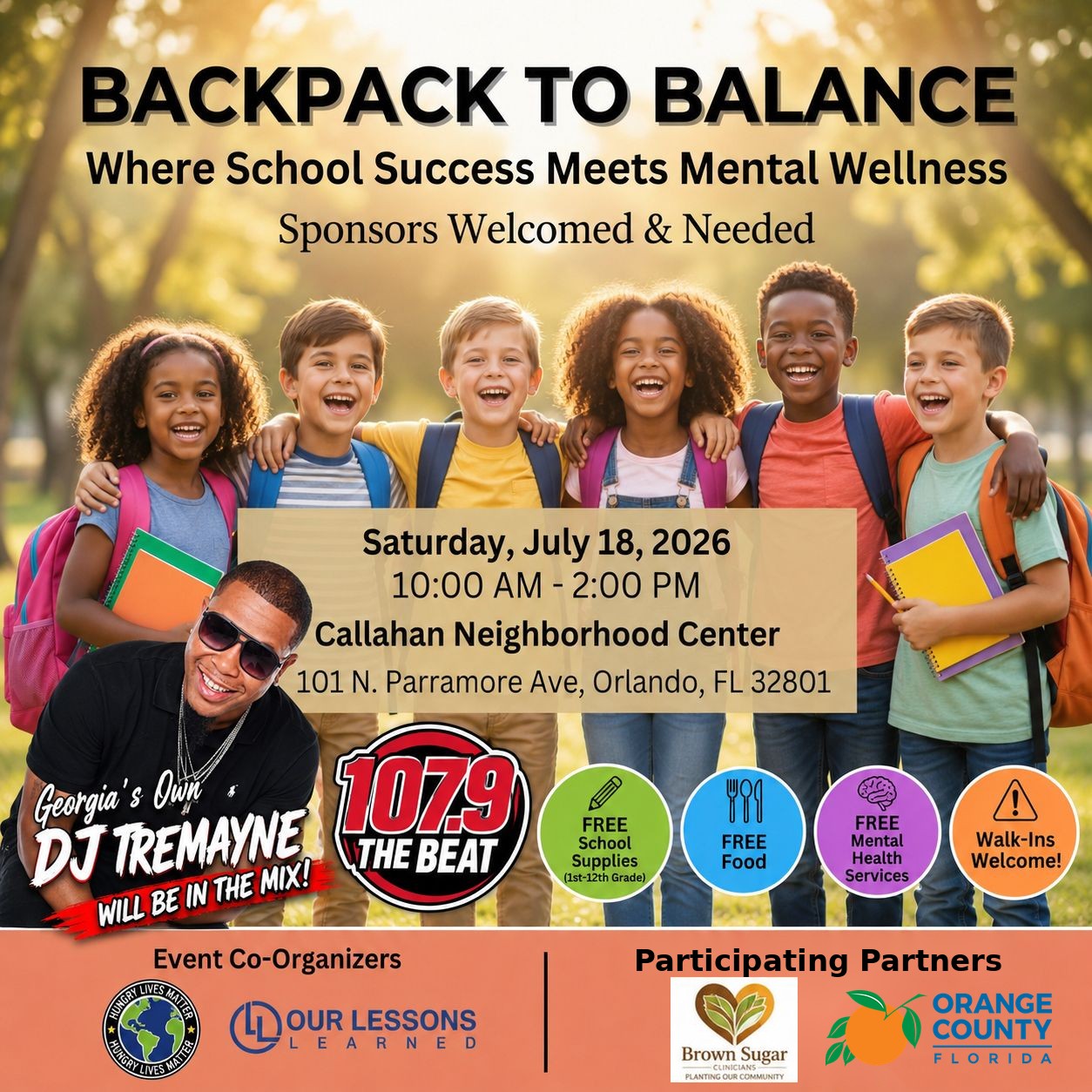 Backpack to Balance flyer