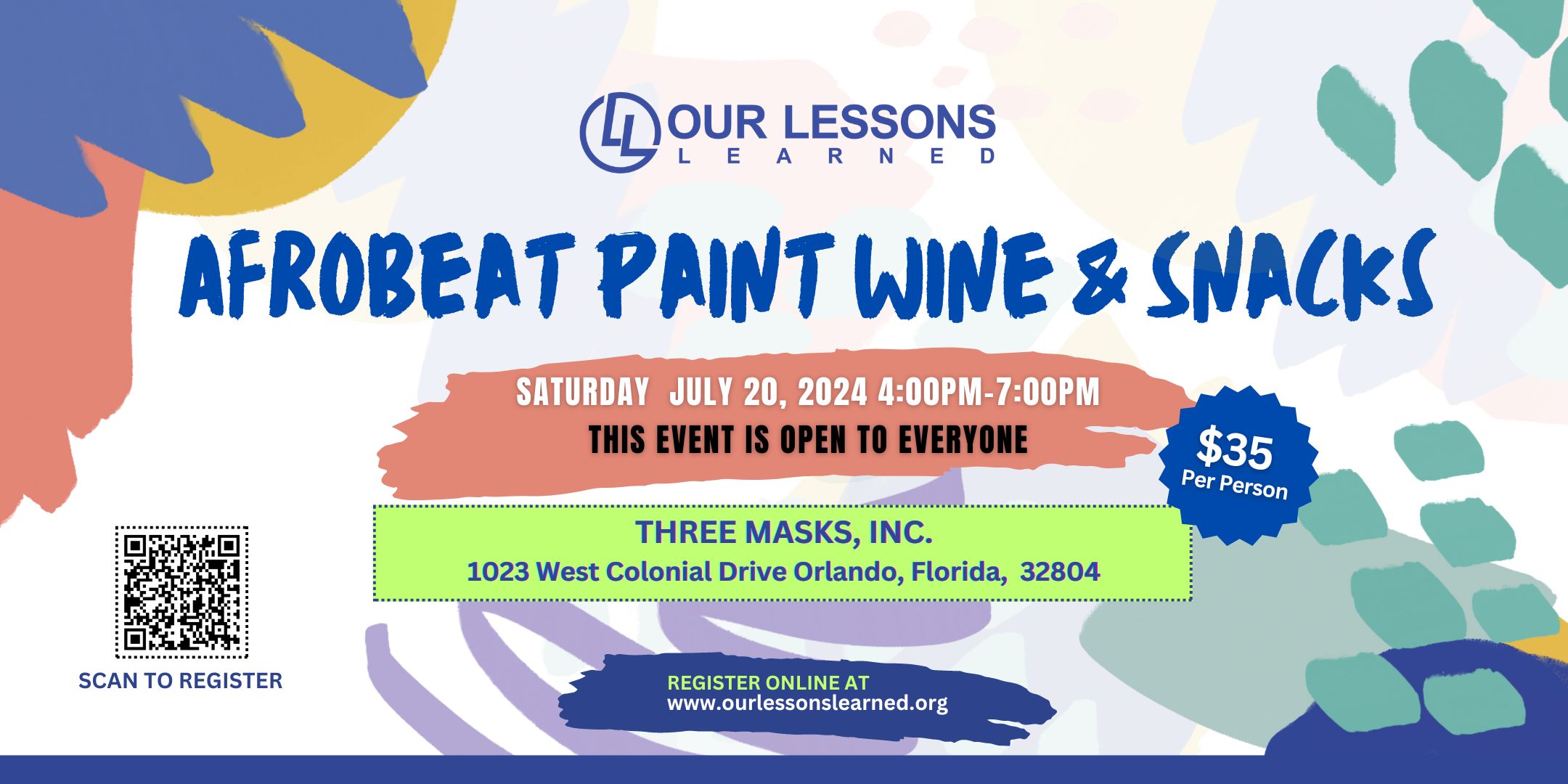 Afrobeats, Paint, Wine & Snacks flyer